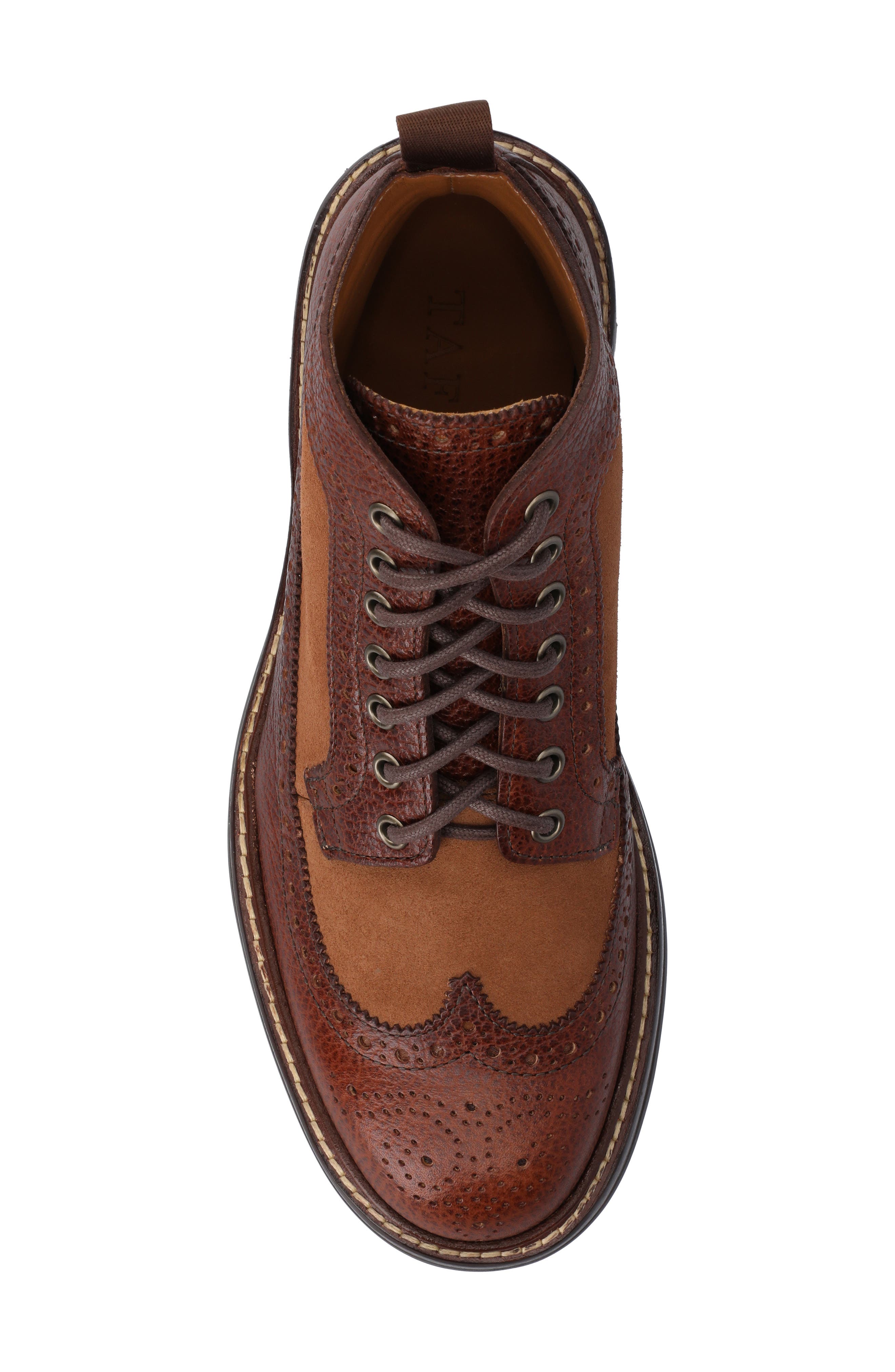 TAFT The Boston Longwing Boot, Alternate, color, Whiskey