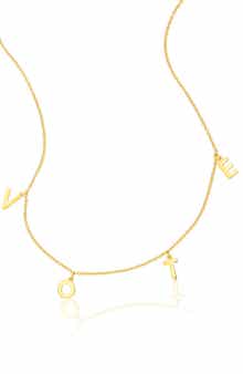 Adornia 'Vote' Charm Necklace