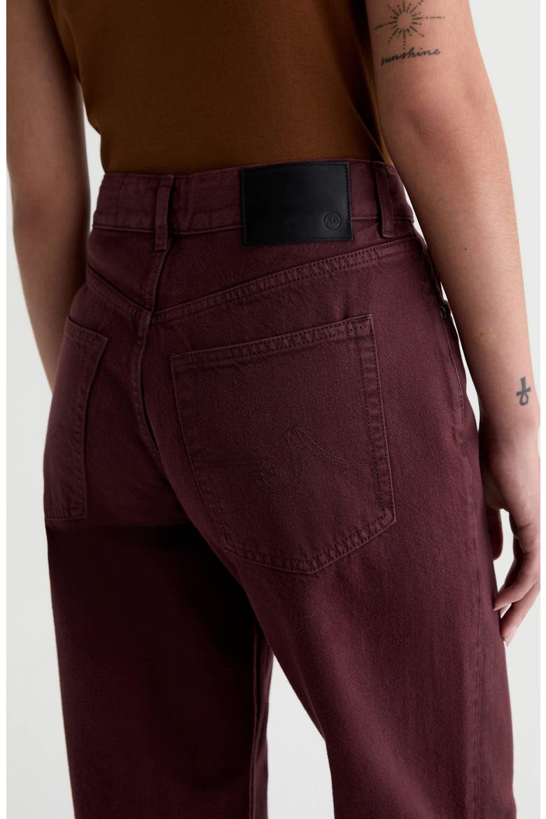 Billie High Waist Straight Leg Jeans, Alternate, color, SULFUR JAZZ BERRY