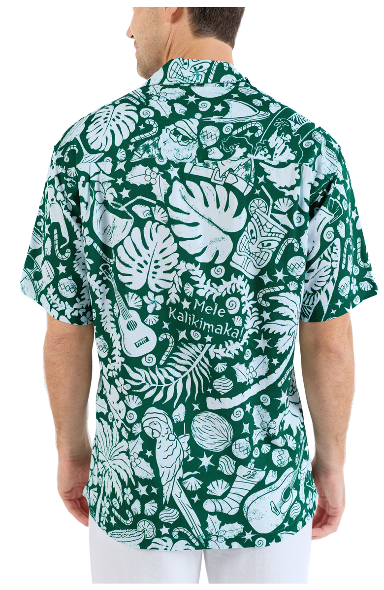Kenny Flowers Margaritaville by Kenny Flowers - The Mele Kalikimaka Short Sleeve Shirt, Alternate, color, 