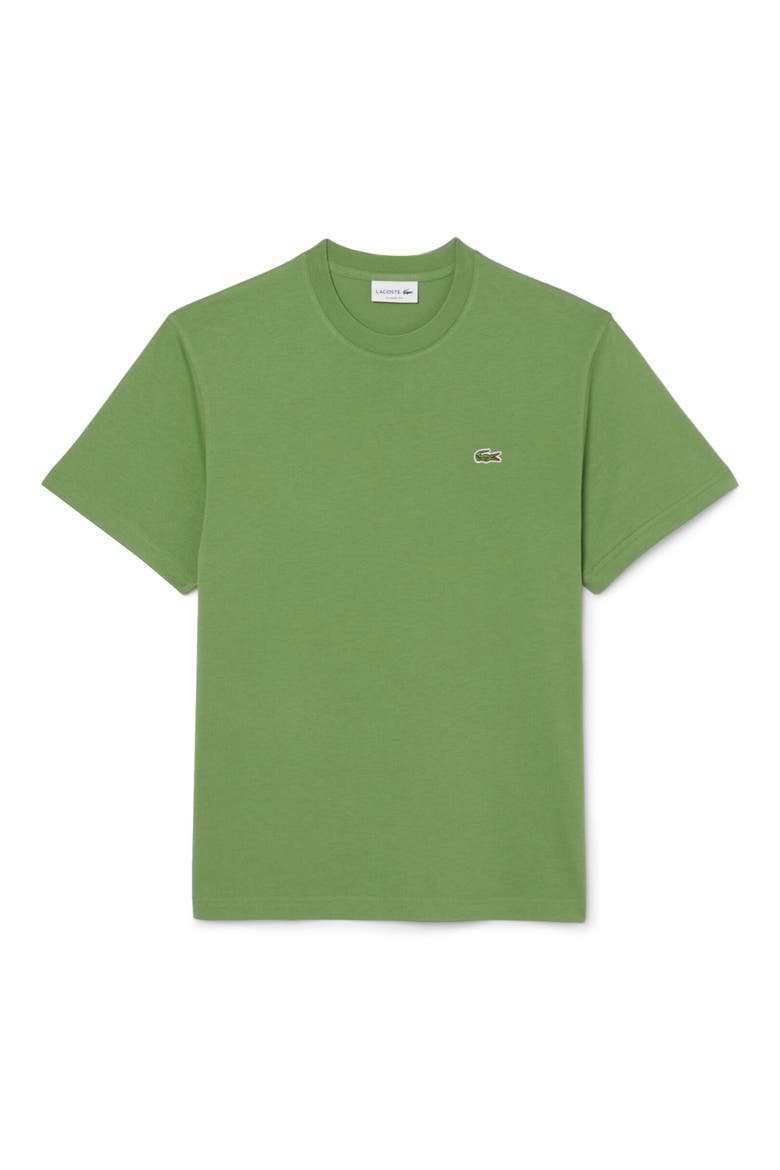 Cotton Crewneck T-Shirt, Alternate, color, LAMBS LETTUCE