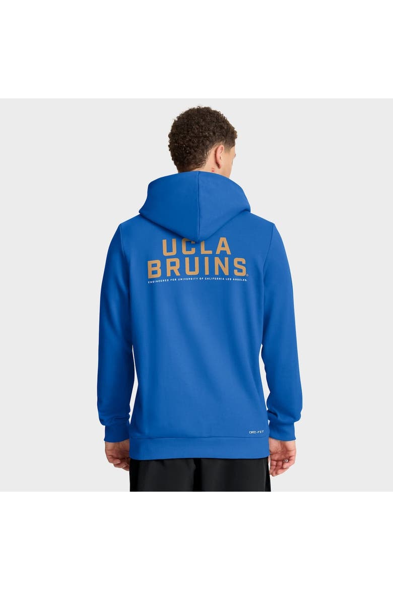 Men's Jordan Brand Blue UCLA Bruins 2025 Sideline Performance Full-Zip Hoodie, Alternate, color, Blue