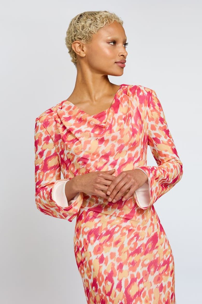 Lily Dress, Alternate, color, animal print