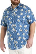 Nautica Big & Tall Floral Sport Shirt