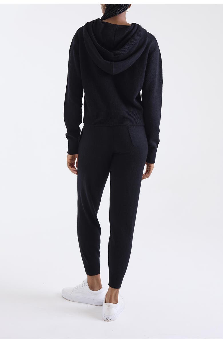 1982 Milani Elasticated Waist Cashmere Jogger, Alternate, color, Black