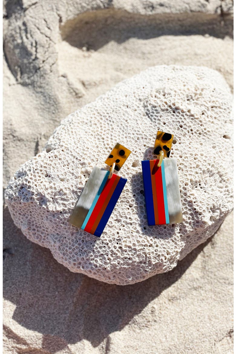 Carajillo Statement Drop Earrings, Alternate, color, MULTI