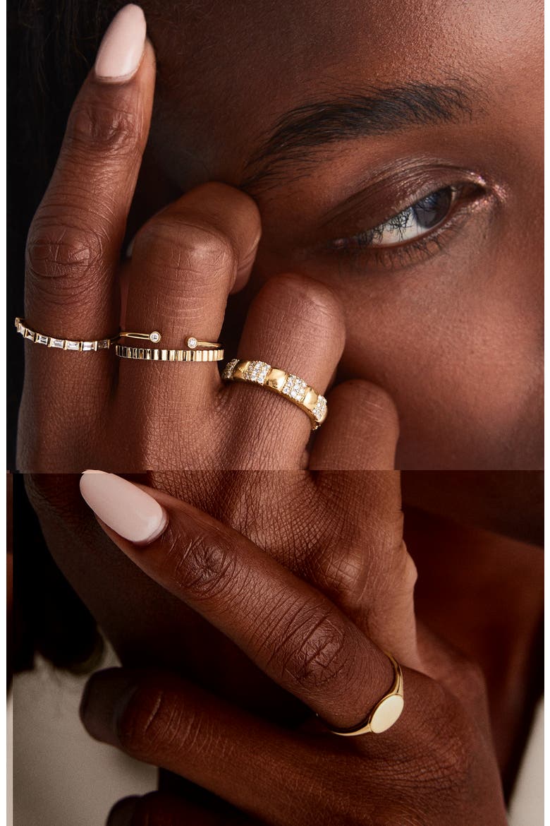 Eternity Line Band, Alternate, color, 10k Yellow Gold