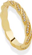 MOD + JO Nadia Twisted Pavé Band Ring