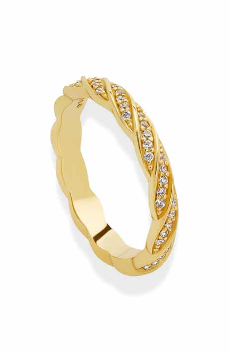 MOD + JO Nadia Twisted Pavé Band Ring