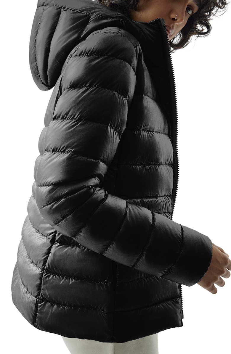 Canada Goose Cypress Packable Hooded 750-Fill-Power Down Puffer Jacket, Alternate, color, Black - Noir