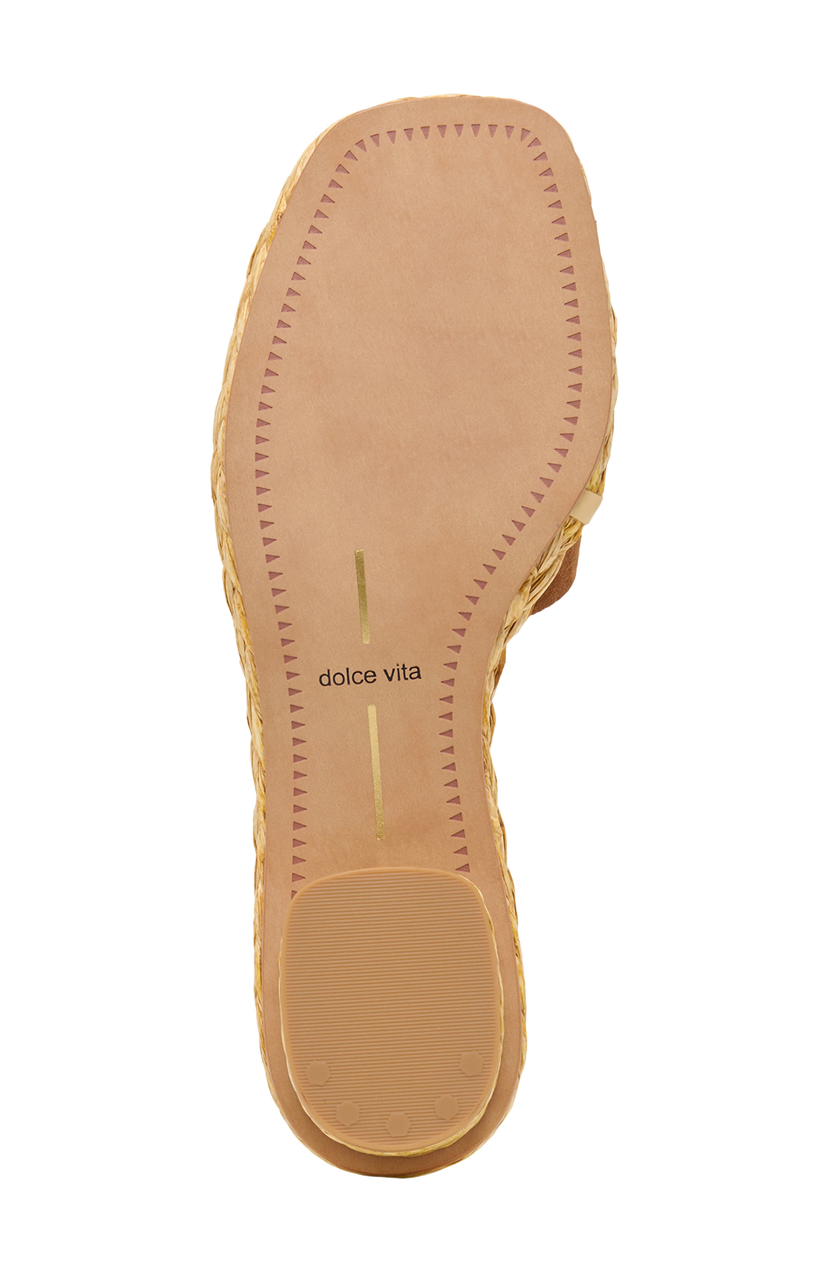 Dolce Vita Dixi Slide Sandal, Alternate, color, Brown Suede