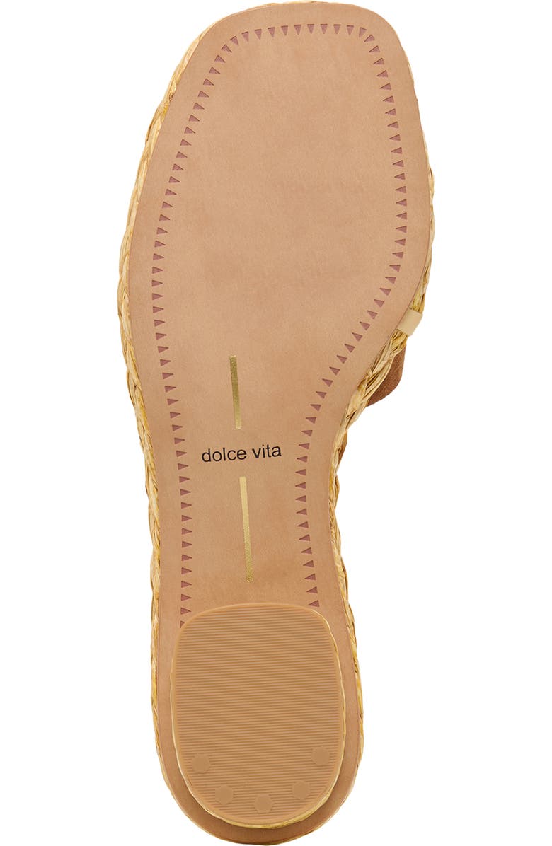Dolce Vita Dixi Slide Sandal, Alternate, color, Brown Suede