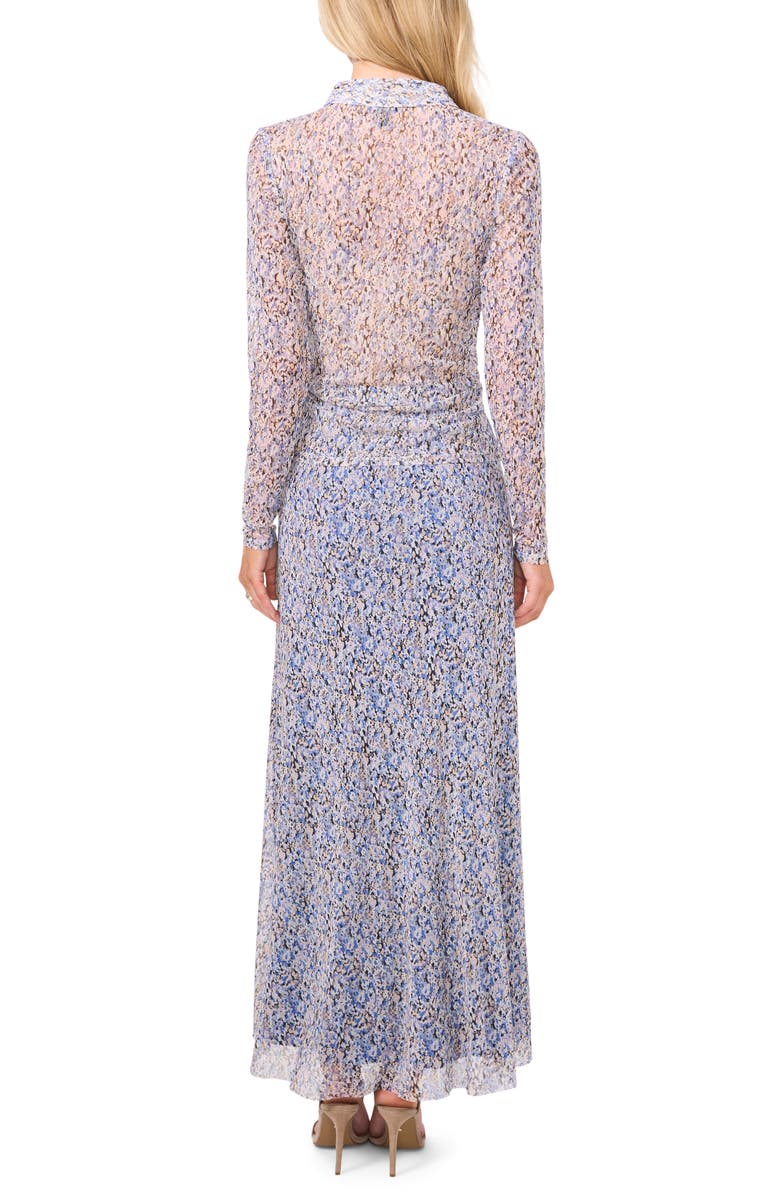 Halogen<sup>®</sup> Print Mesh Button-Up Shirt, Alternate, color, 