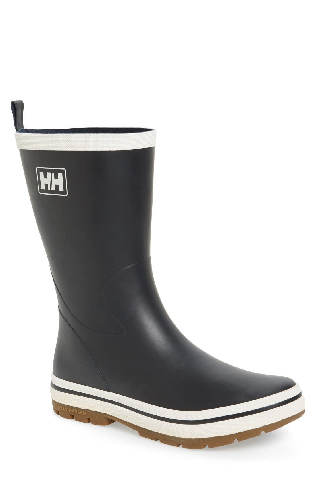 'Midsund 2' Rain Boot, Main, color, NAVY