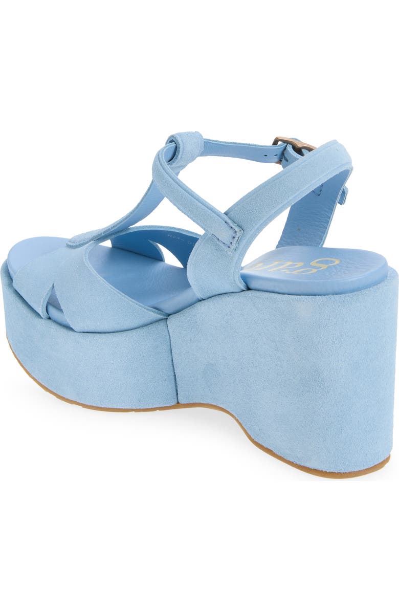 Pedro Garcia Domiel Platform Wedge Sandal, Alternate, color, Sky
