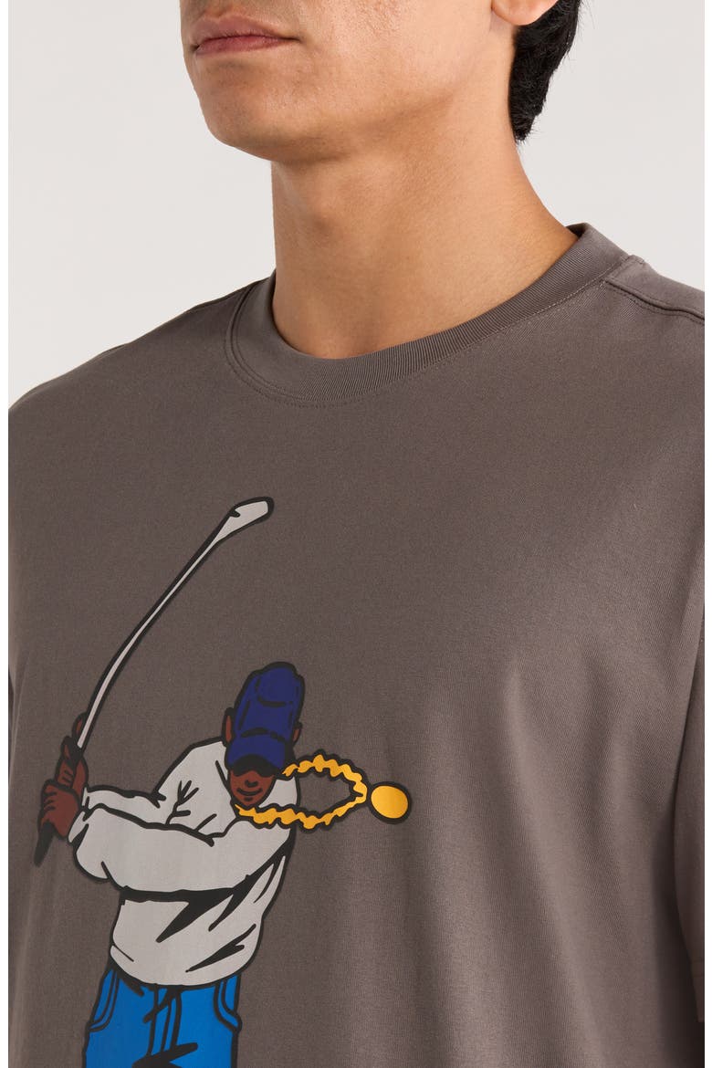 Swingman Double Sided Graphic T-Shirt, Alternate, color, CHARCOAL GREY