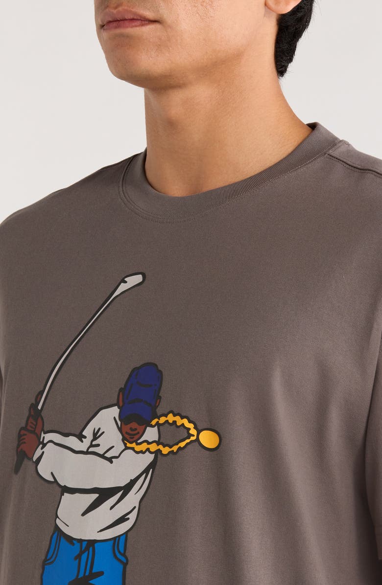 Eastside Golf Swingman Double Sided Graphic T-Shirt, Alternate, color, Charcoal Grey