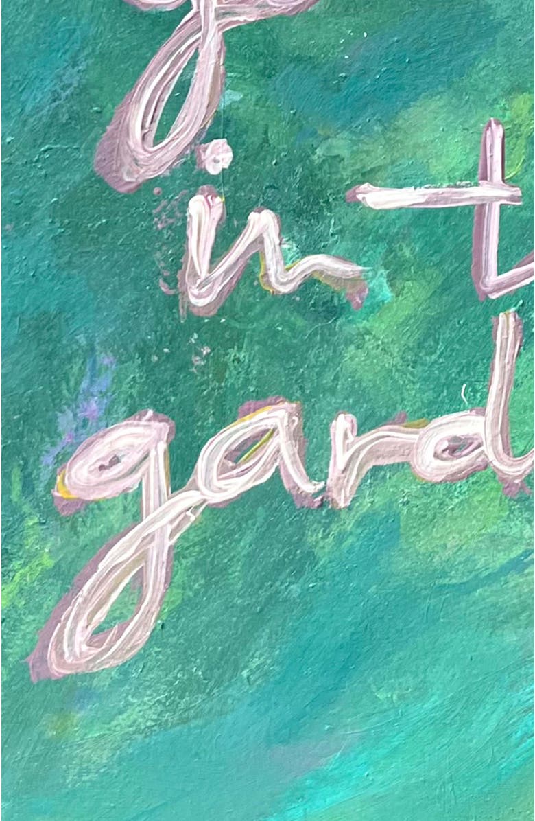 Bond & Grace Please, Go Out in the Garden by Maggie Lemak, 8x10 Art Print, Alternate, color, Green