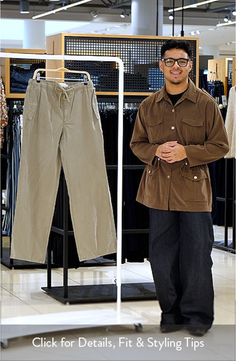 Baggy Canvas Trousers, sales video thumbnail