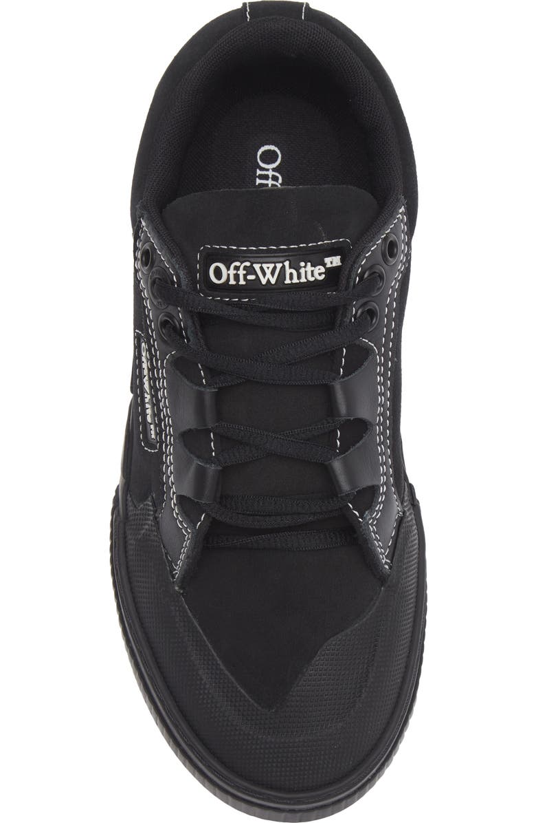 Off-White 779 Suede Vulcanized Sneaker, Alternate, color, Black - Black