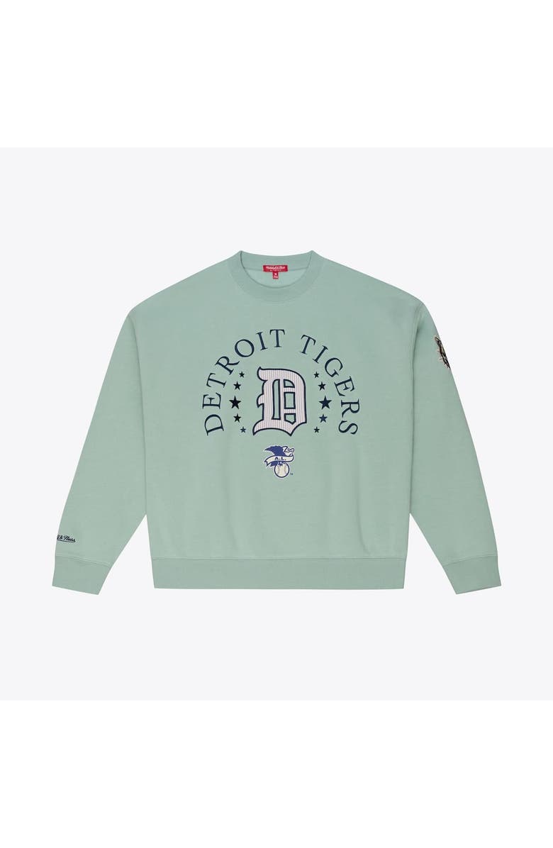Mitchell & Ness Women's Mitchell & Ness Green Detroit Tigers Yacht Rock Sweatshirt, Alternate, color, Green