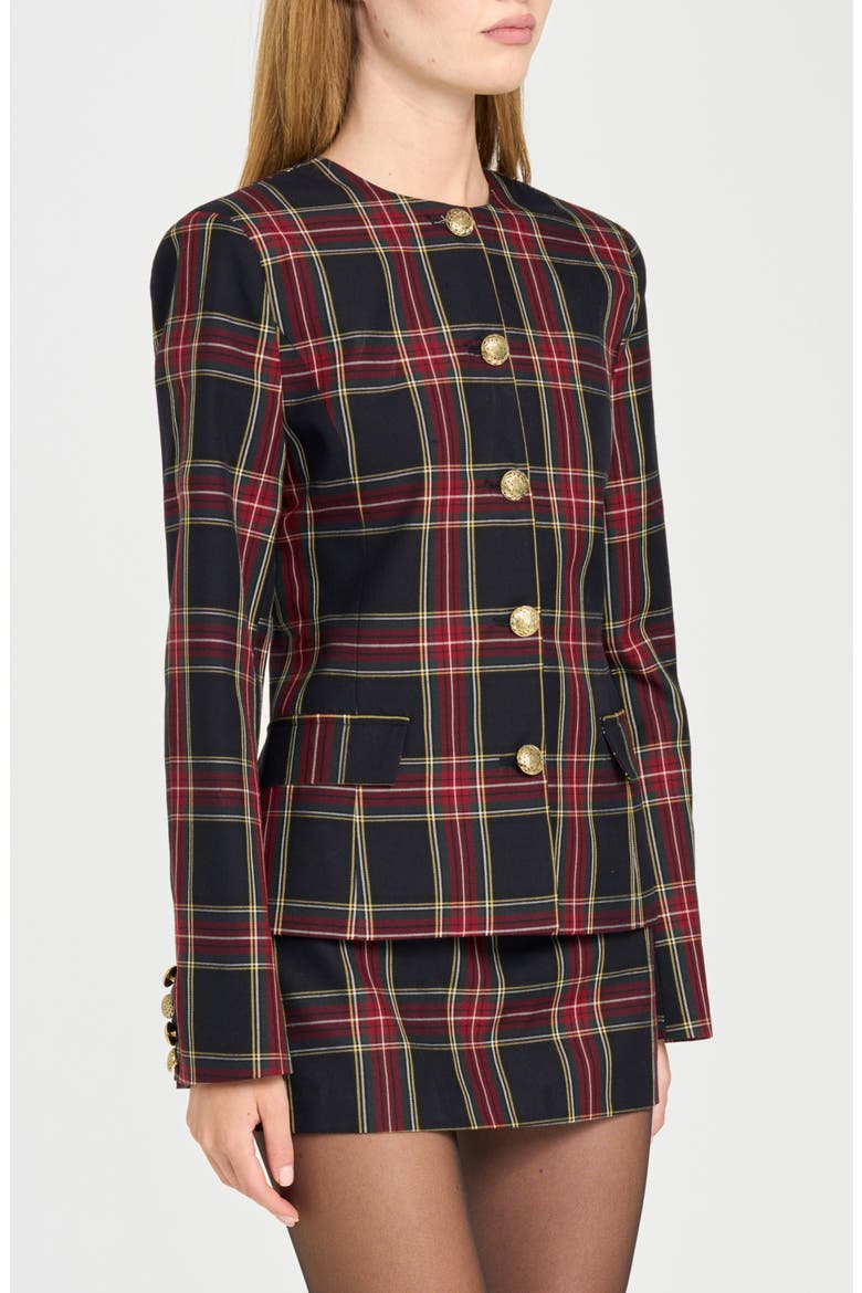 x Rose Lola Gramercy Jacket, Alternate, color, NAVY