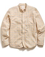 Billy Reid Tuscumbia Mélange Plaid Cotton Button-Down Shirt