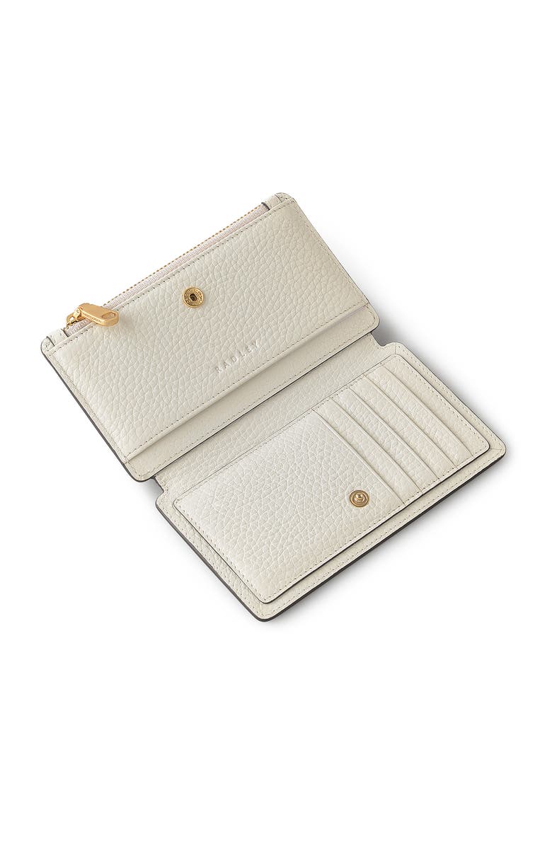 Radley Coin Street - Stripe Medium Ziptop Wallet, Alternate, color, Chalk