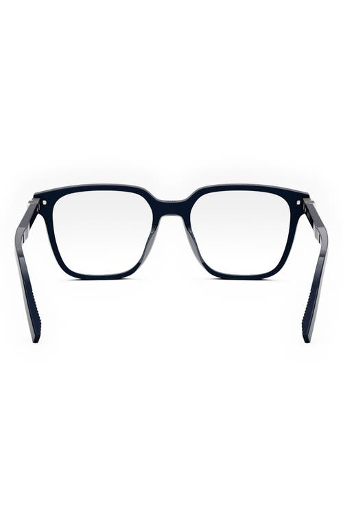 Dior Cd Icon S1i 55mm Square Optical Glasses In Blue