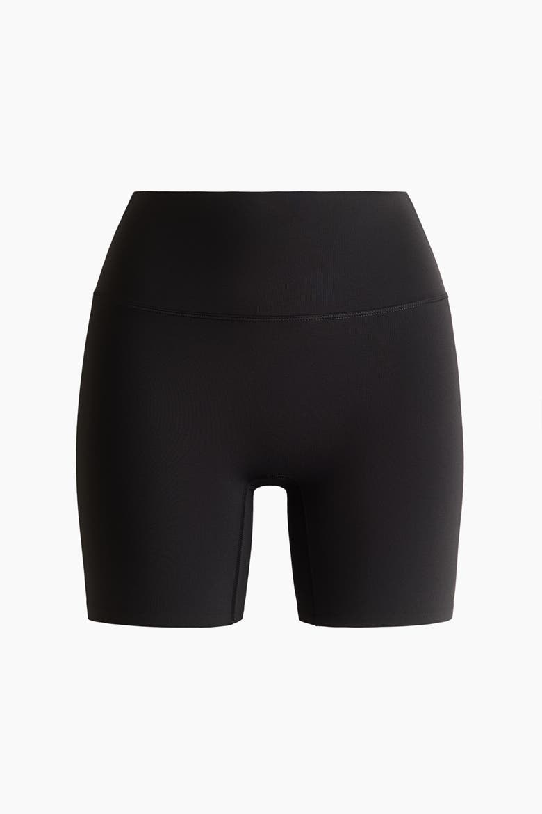High Waist Cycling Shorts With Sculptmove, Alternate, color, Black
