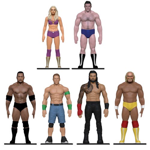 FleXfigs Wwe Icons Deluxe Pack 6 Characters in Multicolored  product