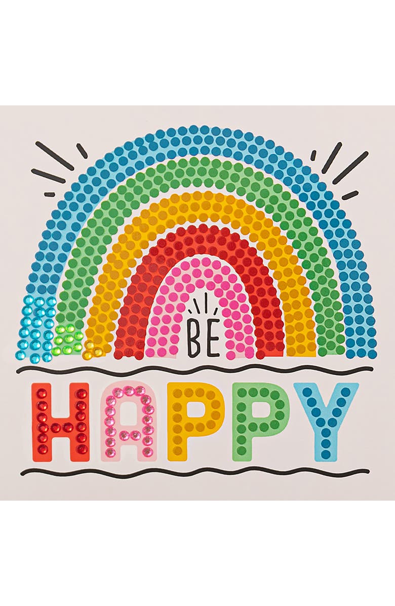 Little Yellow Bicycle Rainbow & Blooms Gem Art Kit 1100+ Pc Set, Ages 6+, Alternate, color, Multicolored