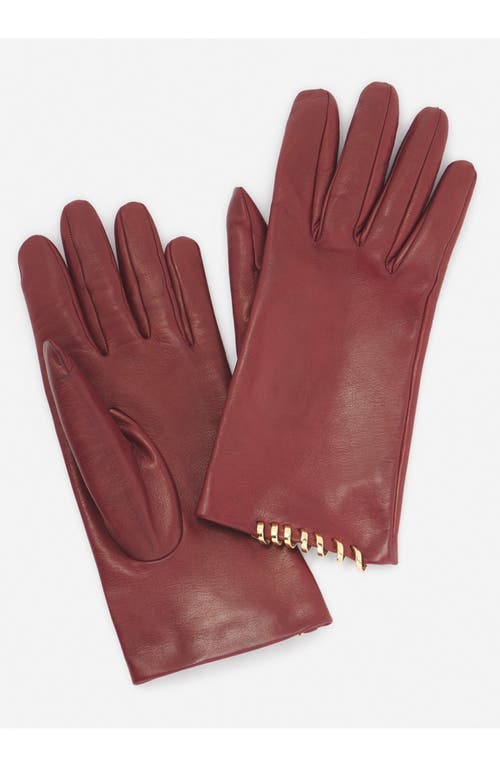 LANVIN MELODIE BY LANVIN LEATHER GLOVES