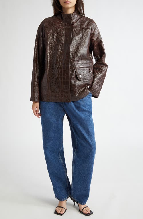 Saks Potts Shake Pleated Organic Cotton Jeans