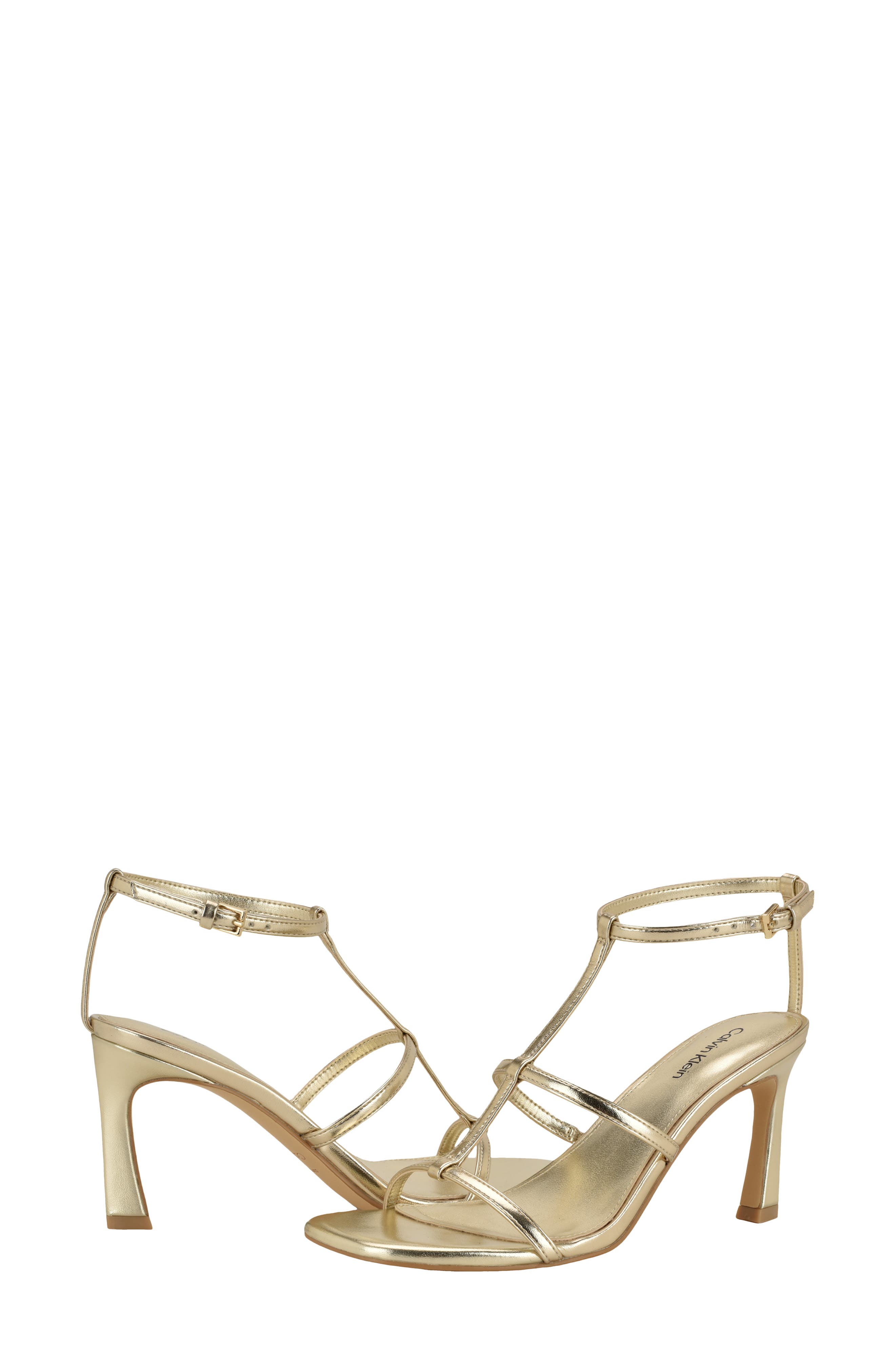 Pelara Ankle Strap Sandal, Alternate, color, GOLD