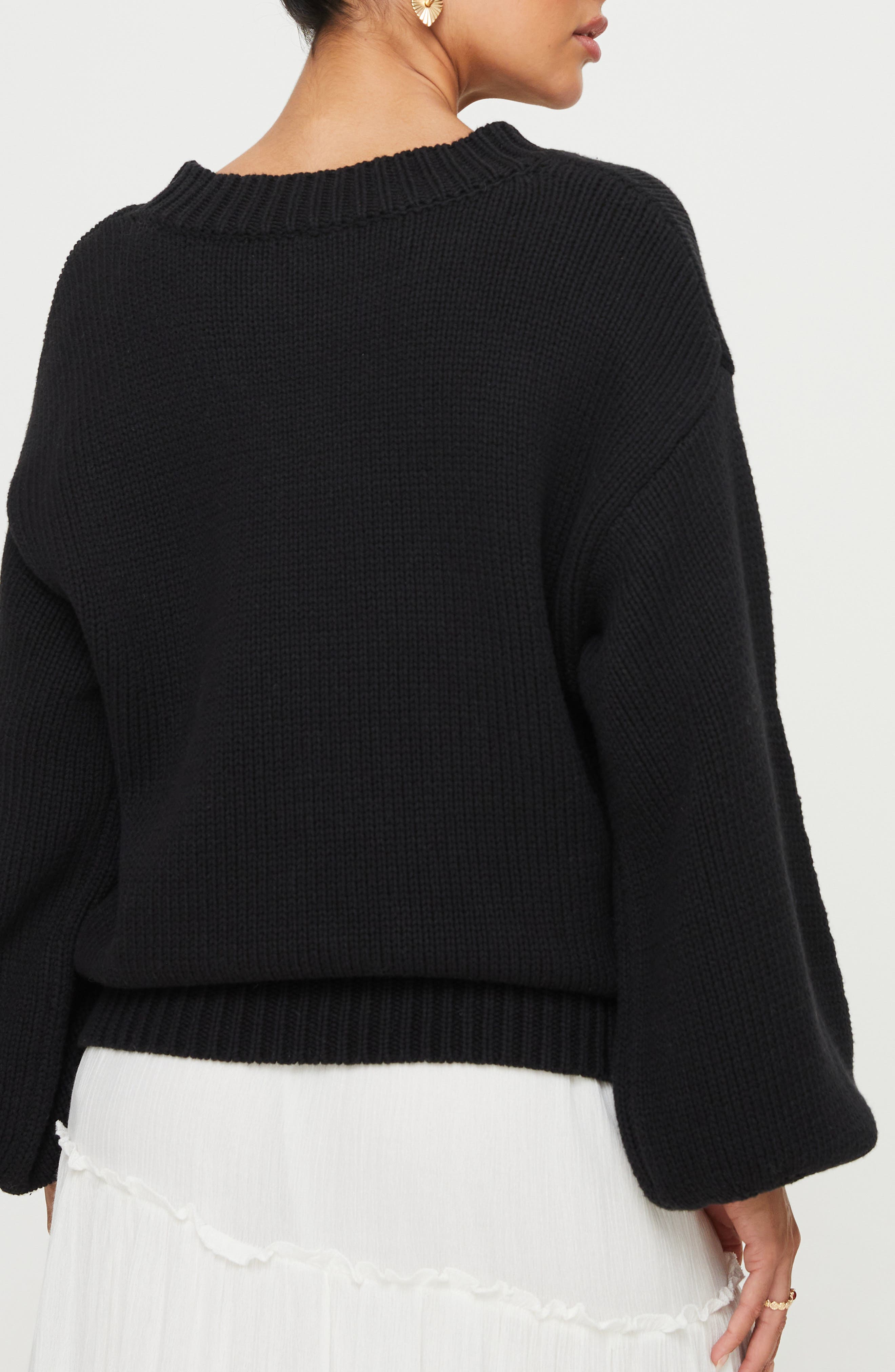 Harmony Balloon Sleeve Sweater - image 2