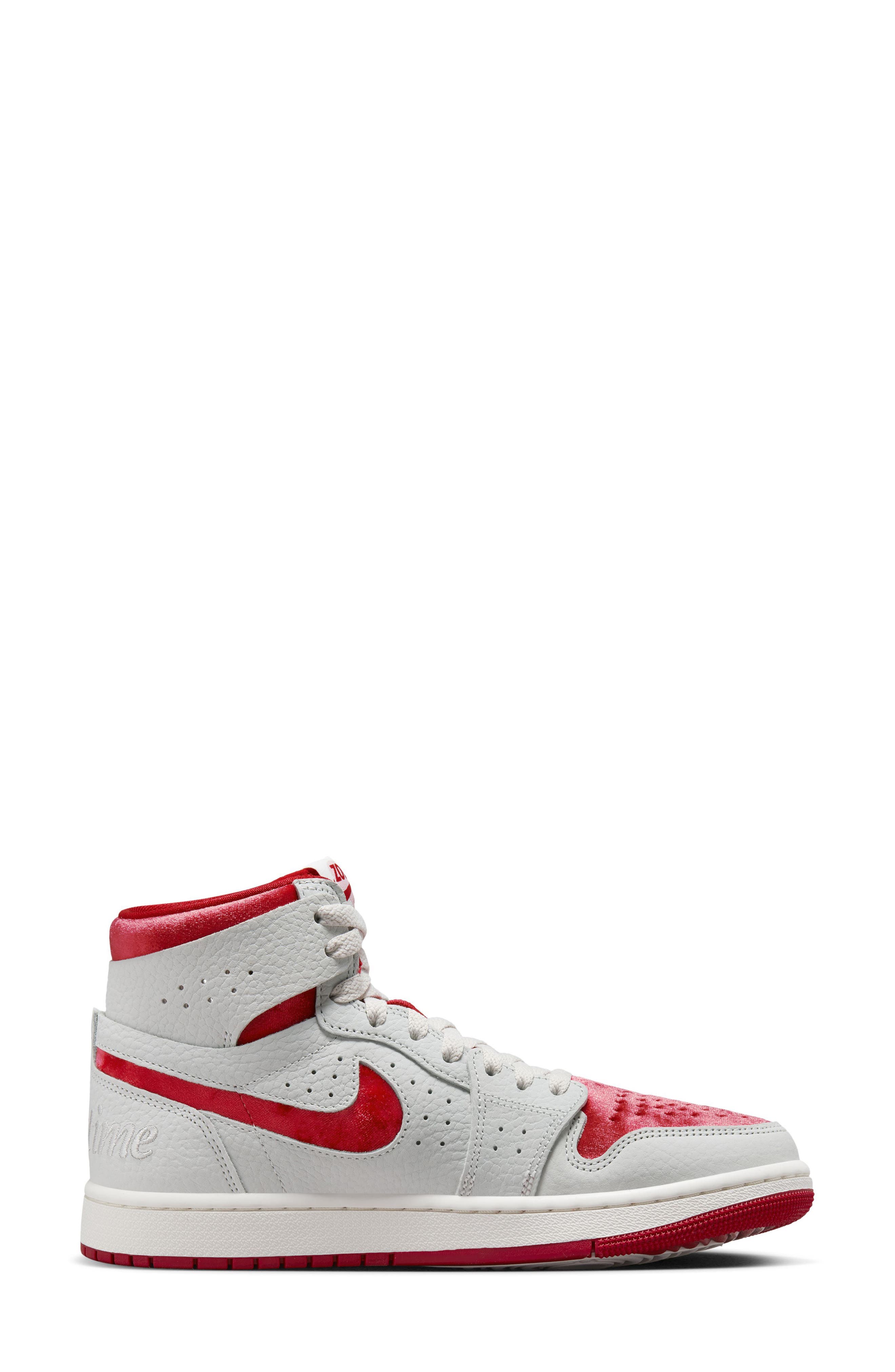Air Jordan 1 Zoom CMFT 2 High Top Sneaker, Alternate, color, SUMMIT WHITE/ PHANTOM/ GYM RED