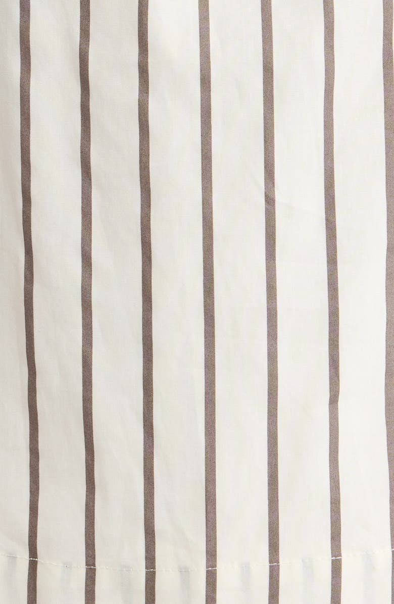 SUGARLIPS Kamara Stripe Cotton Shirtdress, Alternate, color, Marshmallow