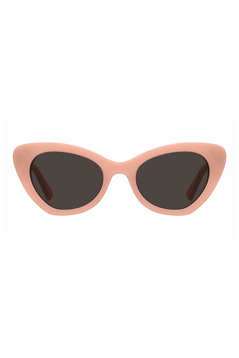 51mm Cat Eye Sunglasses, Main, color, ORANGE
