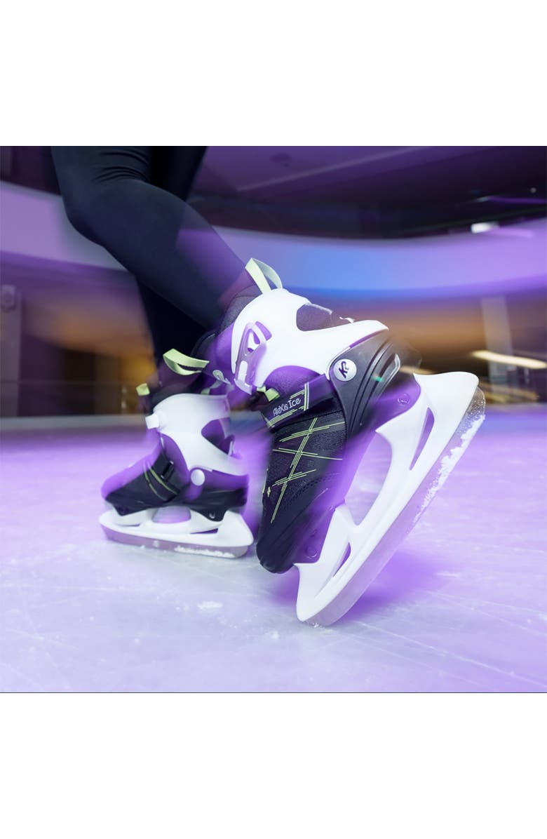 K2 Alexis Ice Womens Ice Skates, Alternate, color, Grey/Green