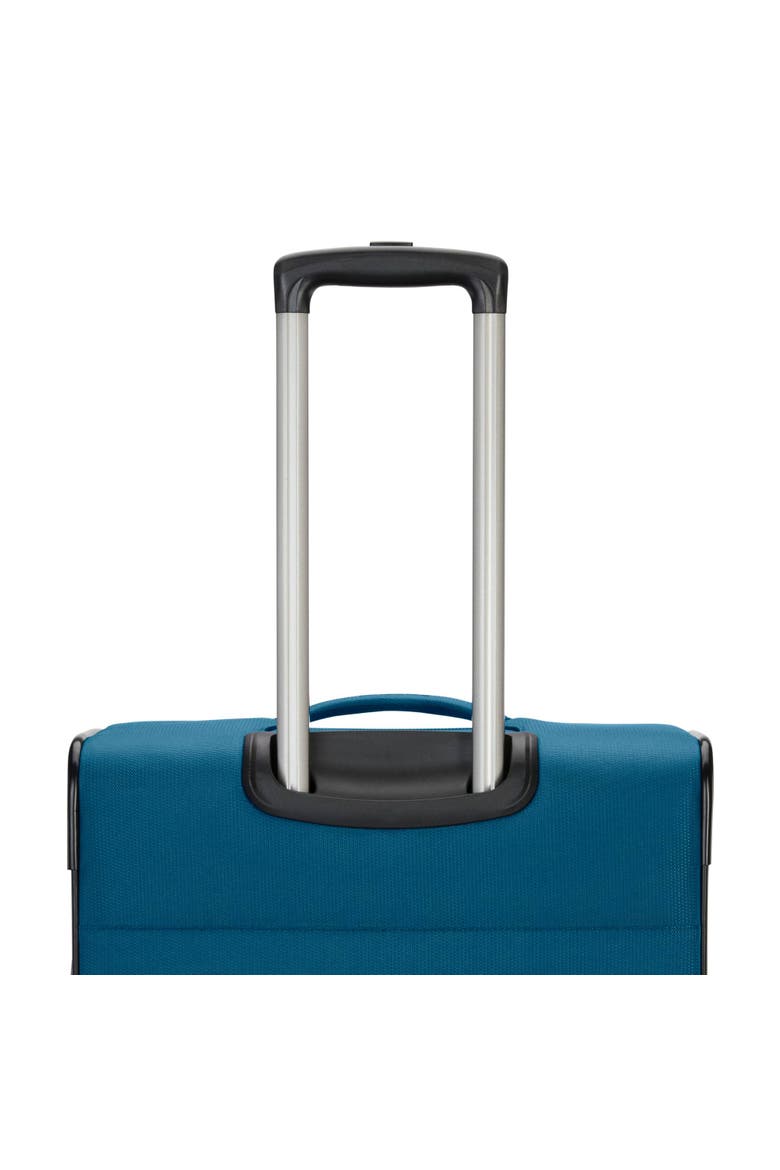 Ascella 4 Softside Expandable 25" Medium Checked Spinner Luggage, Alternate, color, Cerulean Blue