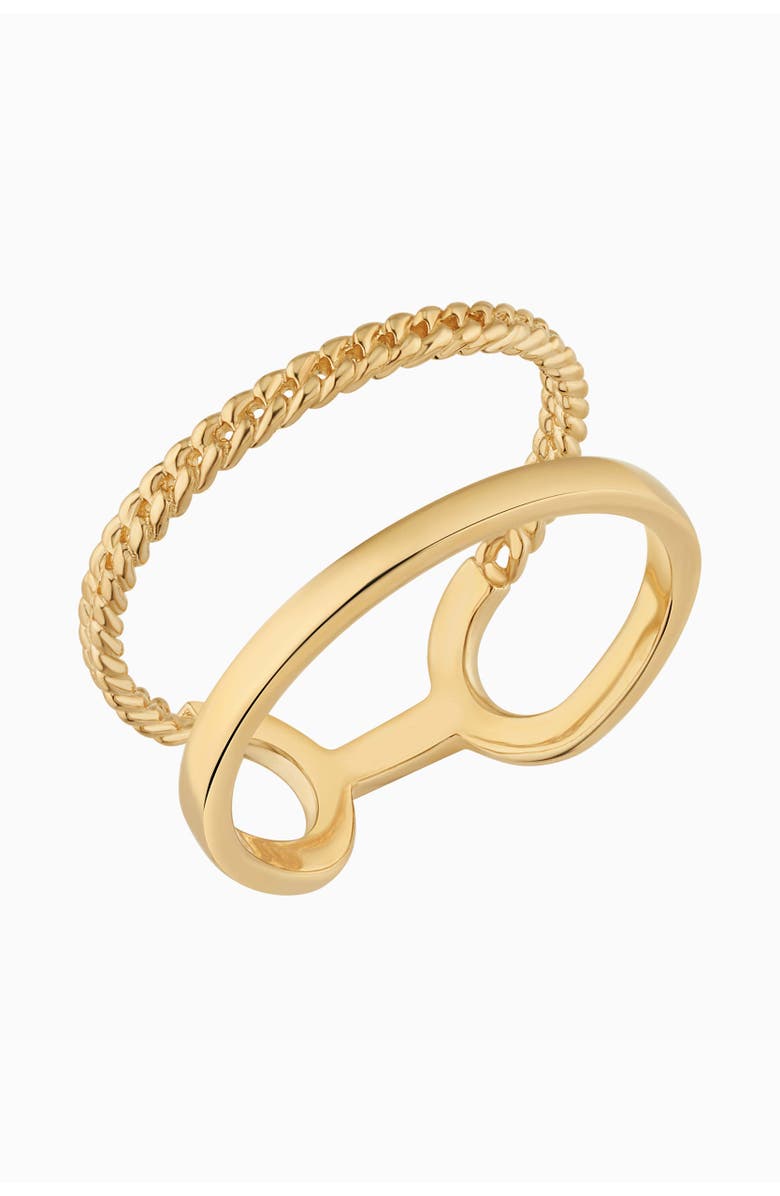 Oradina 14K Yellow Gold Twin Set Ring, Main, color, Yellow Gold