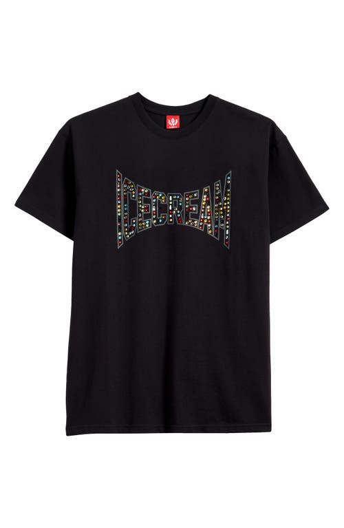 Icecream Stoney Graphic T-shirt In Black