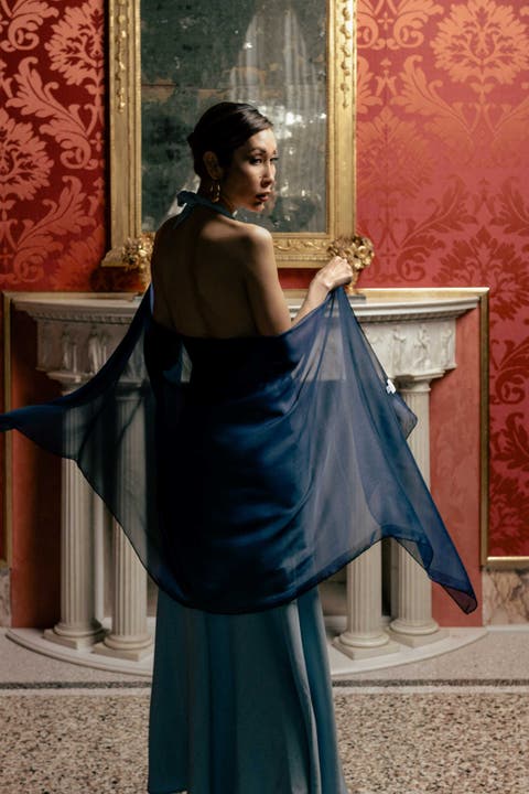 Sophia - Silk Scarf/Shawl for Women