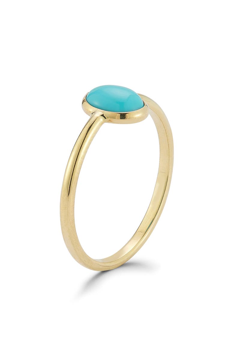 Ember Fine Jewelry 14K Gold Turquoise Ring, Alternate, color, Gold