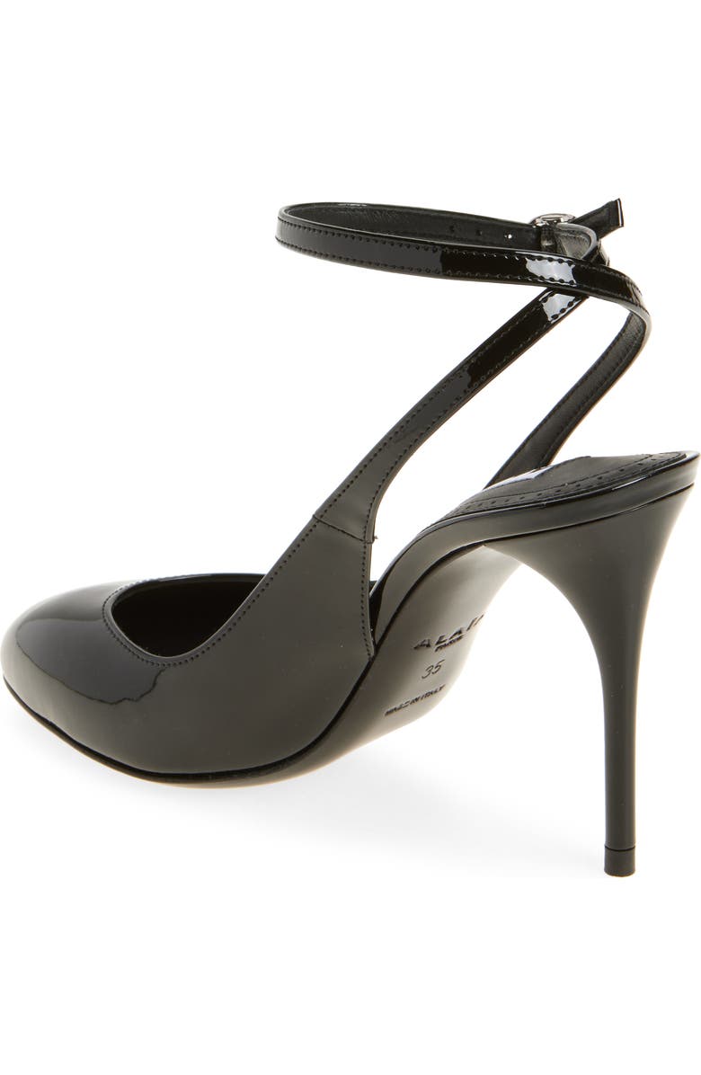 Alaïa Decollete Slingback Ankle Strap Pump, Alternate, color,