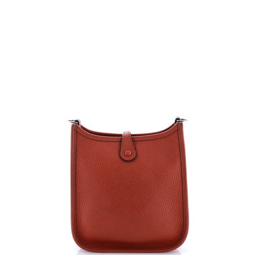 Pre-owned Hermes Hermes Evelyne Bag Gen Iii Clemence Tpm In Red