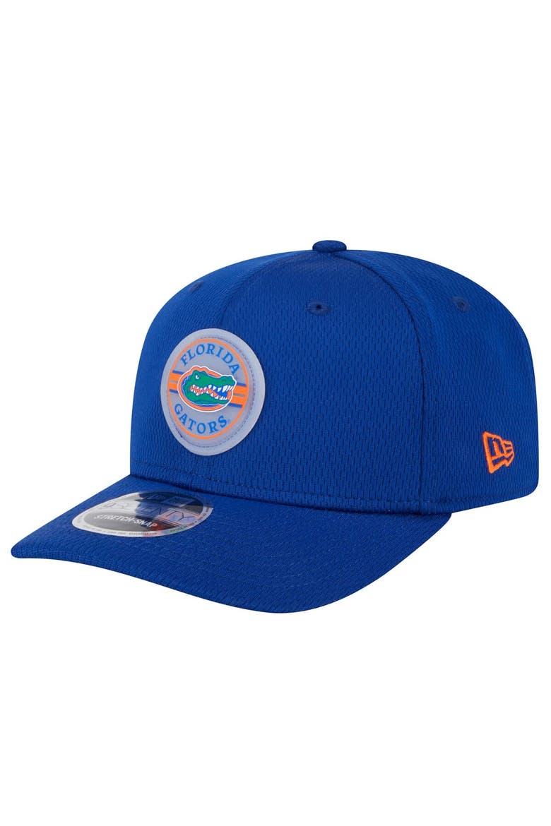 Men's New Era Royal Florida Gators Patched 9SEVENTY Stretch-Snap Adjustable Hat, Main, color, Royal