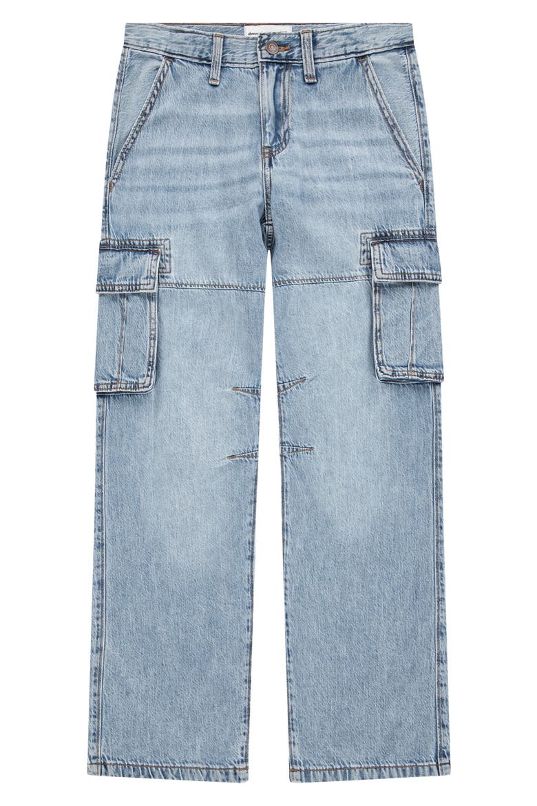 Kids' Baggy Cargo Jeans, Main, color, GOAT