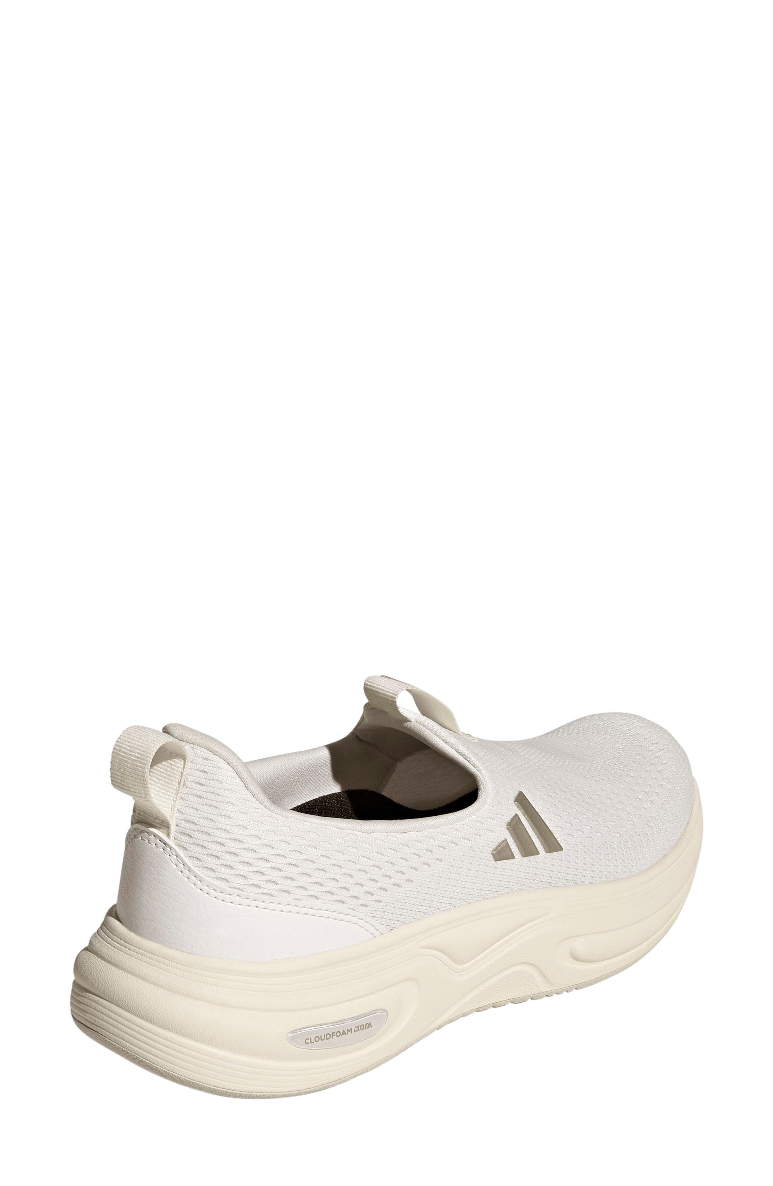adidas Cloudfoam Cuxxion Slip-On Sneaker, Alternate, color, White/ Cyber Met./ Off White